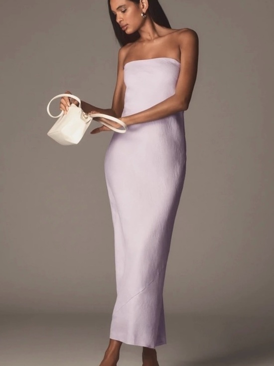 Anthropologie Dresses & Skirts - Anthropologie The Tilda
Linen Blend Slip Dress, Size Medium